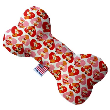 Mirage Pet Products Foxy Love 8 in. Bone Dog Toy 1366-TYBN8